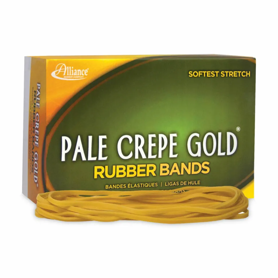 Alliance Rubber Pale Crepe Gold Rubber Bands