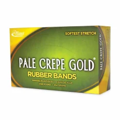 Alliance Rubber Pale Crepe Gold Rubber Bands