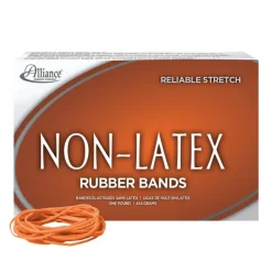 Alliance Rubber Sterling Rubber Bands, No. 19, 1 lb, Orange, Box Of 1,750