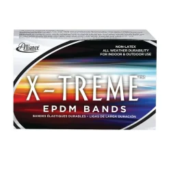 Alliance Rubber X-Treme File Bands, Black, 1 Lb Box, 200 Bands per Box