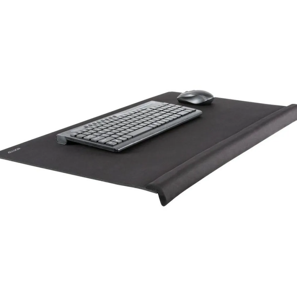 Allsop ErgoEdge Wrist Rest Deskpad, 29.5 x 16.5, Black