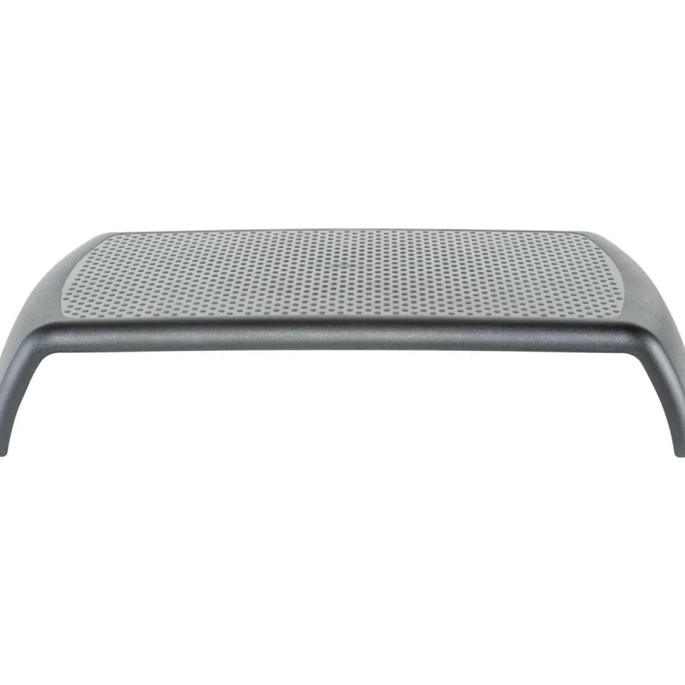 Allsop Ergo Riser Monitor Stand, 16" x 9" x 2.75", Black, Supports 30 lbs