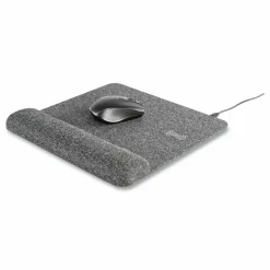 Allsop PowerTrack Plush Wireless Charging Mousepad, 11-13/16”L x 11-5/8”W x 1-7/8”D, Gray, ASP32304