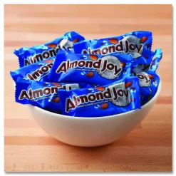 Almond Joy Snack Size Candy Bars, 20.1 oz Bag, 2/Carton