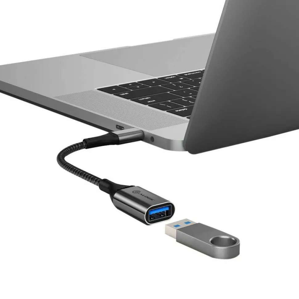 Alogic Super Ultra USB 3.1 USB-C to USB-A Adapter - 15cm - Space Grey