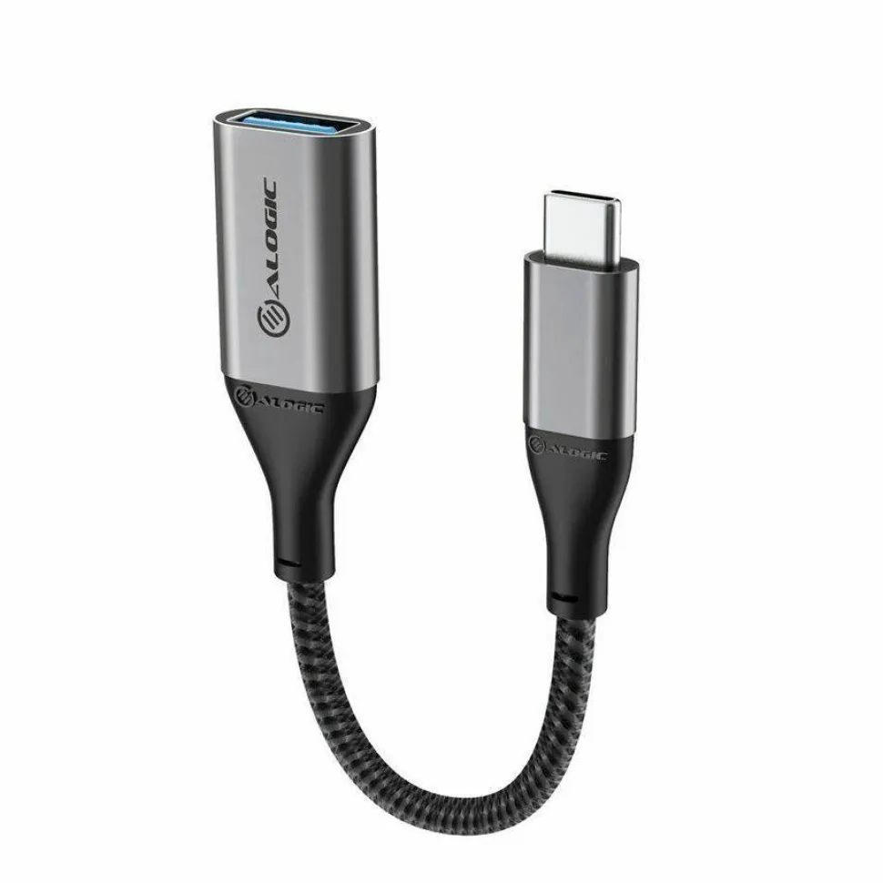 Alogic Super Ultra USB 3.1 USB-C to USB-A Adapter - 15cm - Space Grey
