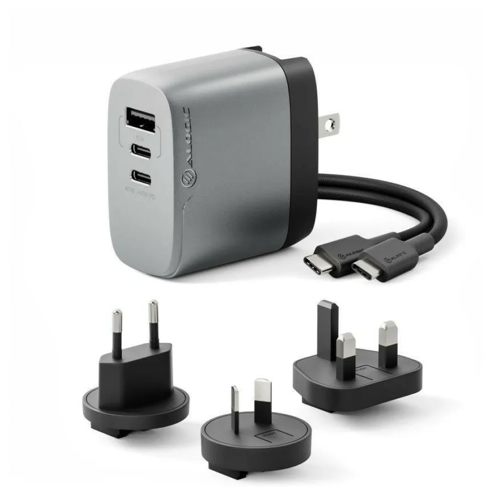 Alogic 3X67 Rapid Power 67W Multi-Country GaN Charger
