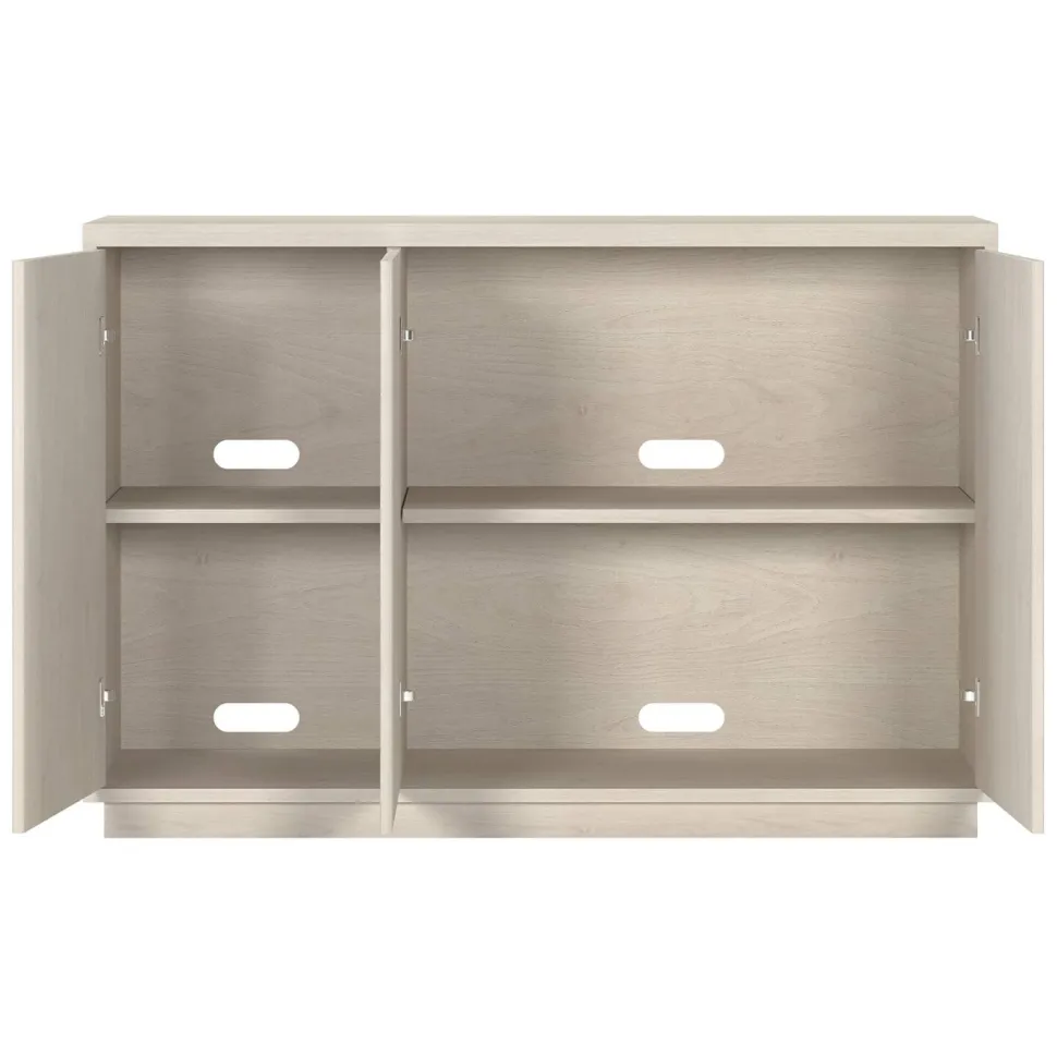 Alston 48" Wide Rectangular Buffet Table in Alder White