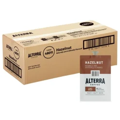 Alterra Roasters Hazelnut Coffee Freshpacks, Medium Roast, Each Pack Makes 1 Cup, 100 Packs/Carton