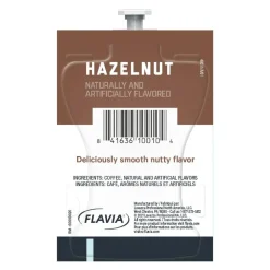 Alterra Roasters Hazelnut Coffee Freshpacks, Medium Roast, Each Pack Makes 1 Cup, 100 Packs/Carton