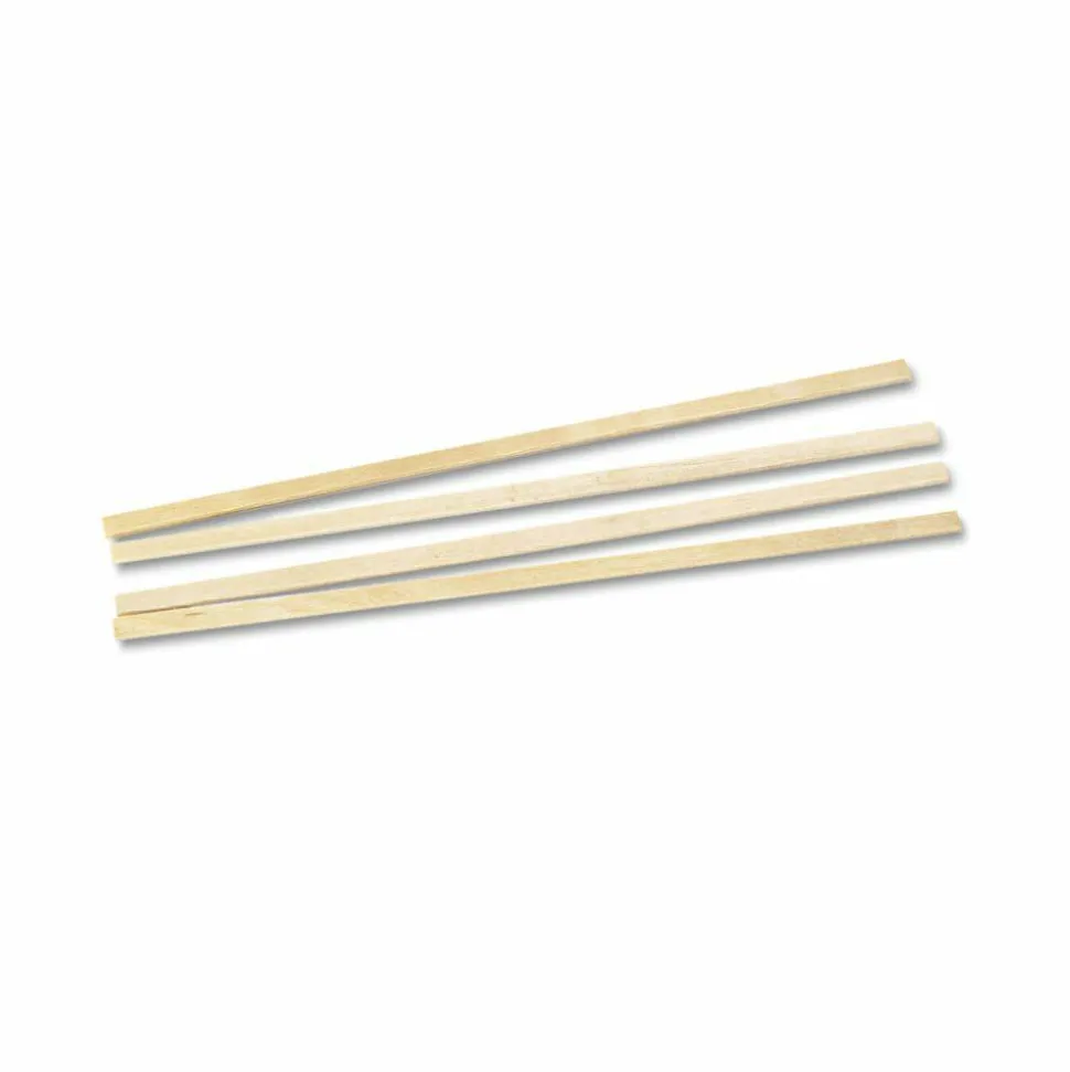 AmerCareRoyal Wood Stir Sticks, 5.5", 10,000/Carton