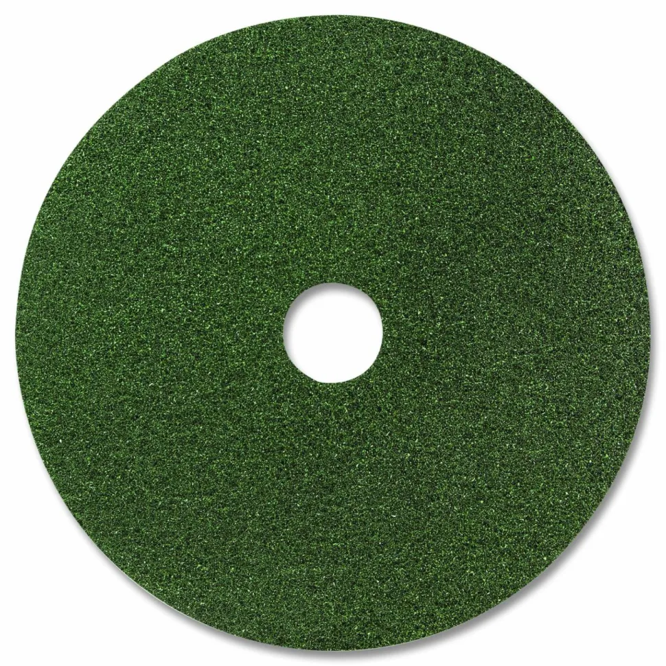 Americo Black Diamond 3000 Grit Diamond Pad, 20" Diameter, Black and Green, 2/Carton