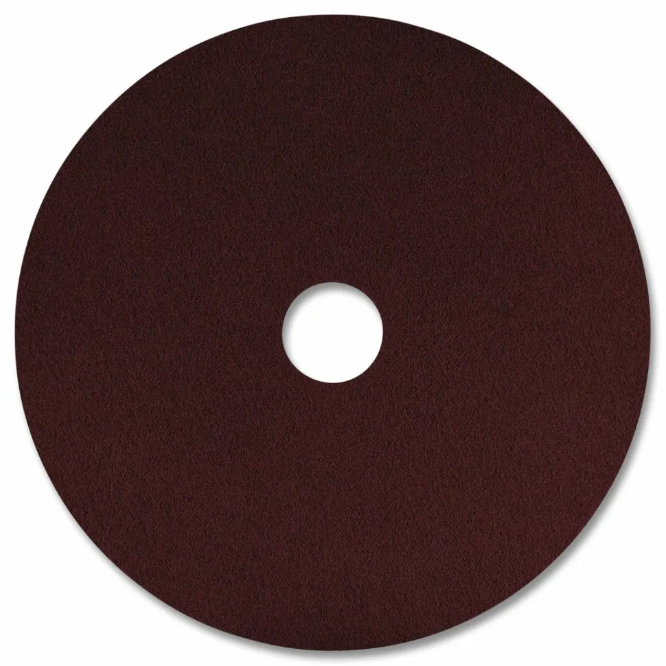 Americo EcoPrep EPP Specialty Pads, 13", Maroon, 10/Carton