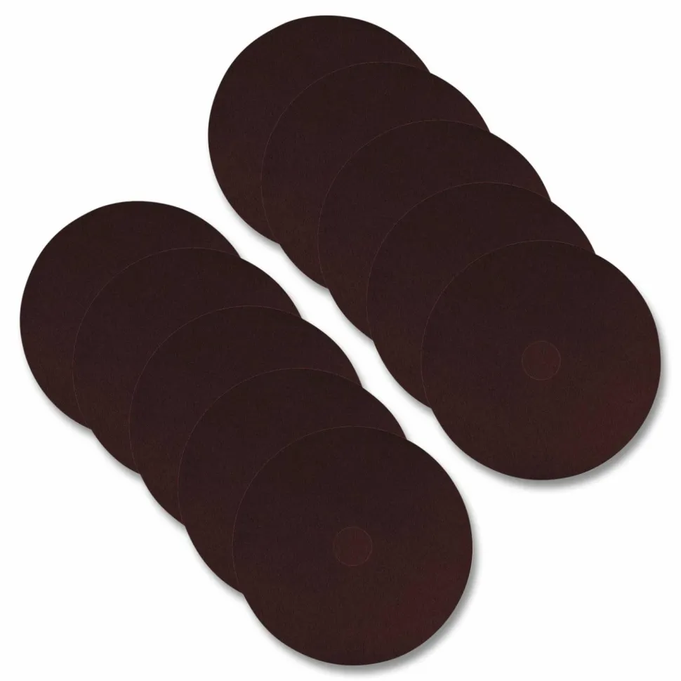 Americo EcoPrep EPP Specialty Pads, 13", Maroon, 10/Carton