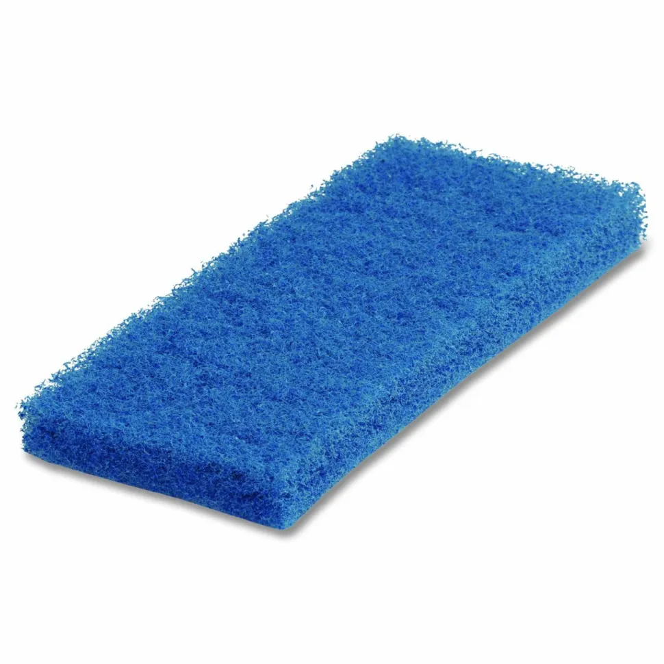 Americo Octopus 102 Medium Duty Cleaning Pad, 5" x 9", Blue, 20/Carton
