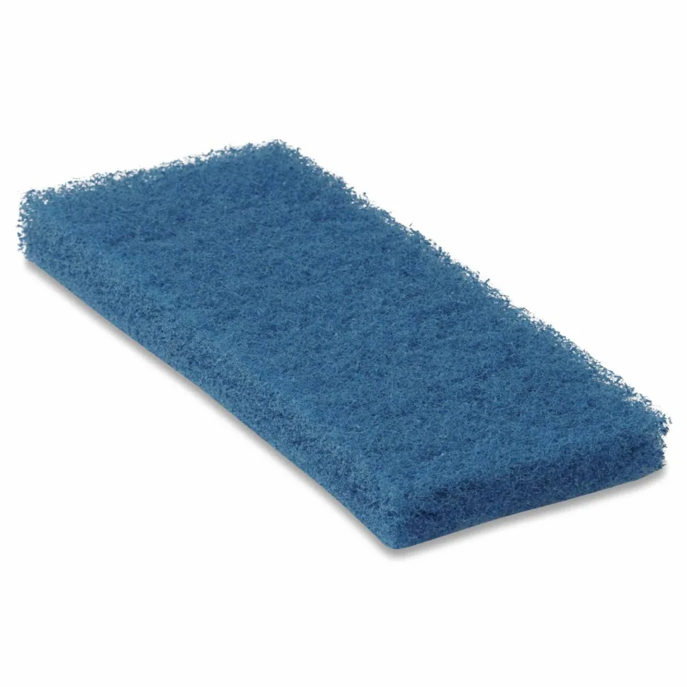 Americo Octopus 102 Medium Duty Cleaning Pad, 5" x 9", Blue, 20/Carton