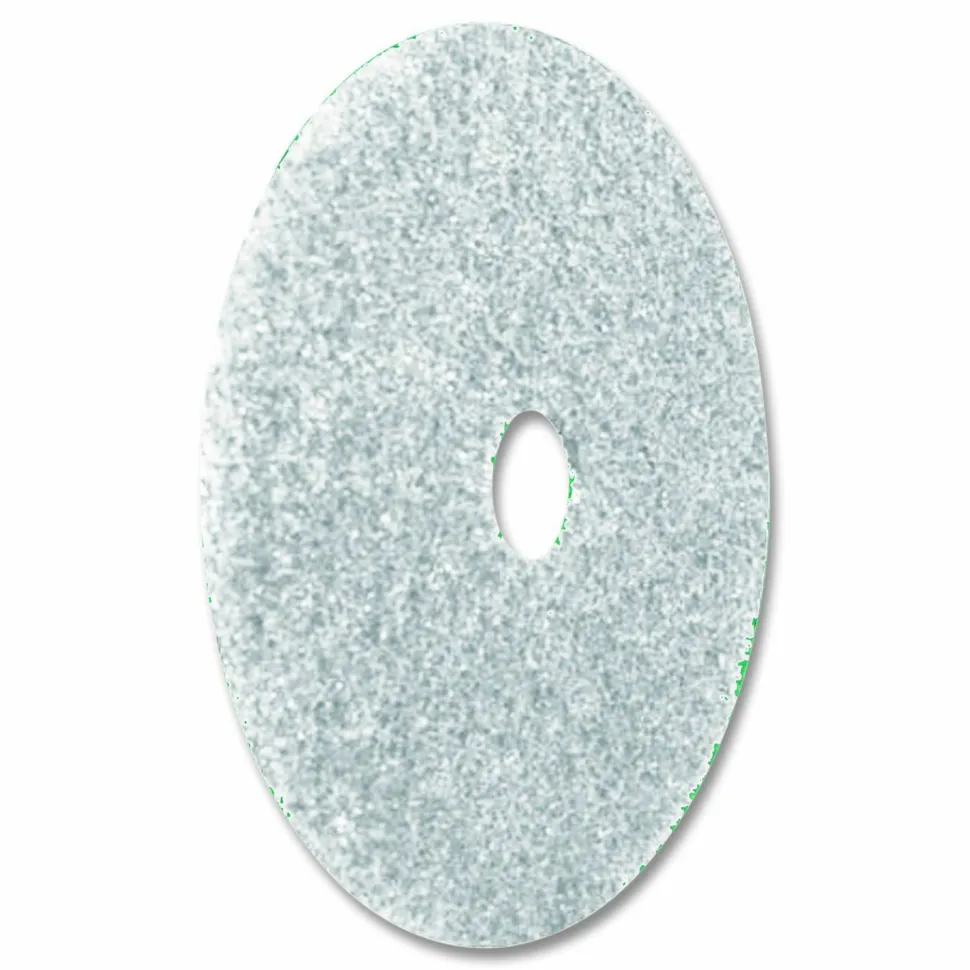 Americo Polishing Pad, 13" Diameter, White, 5/Carton