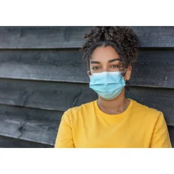 Amerishield AirMax Level 3 Surgical Masks, One Size, Blue, Box Of 50 Masks