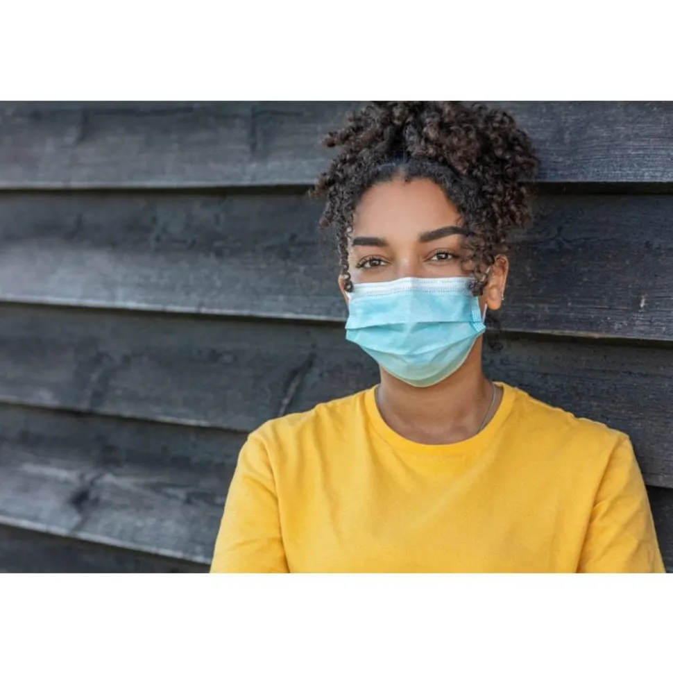 Amerishield AirMax Level 3 Surgical Masks, One Size, Blue, Box Of 50 Masks