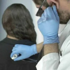 Ammex Professional Powder-Free Exam-Grade Nitrile Gloves, X-Large, Blue, Box Of 100 Gloves