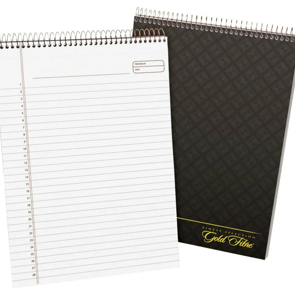 Ampad Gold Fibre Classic Wirebound Legal Pads, Letter Size, 70 Sheets, Brown