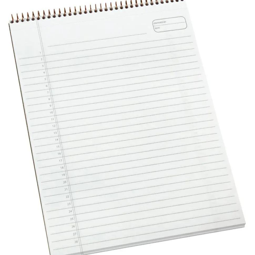 Ampad Gold Fibre Classic Wirebound Legal Pads - 70 Sheets - Wire Bound - 0.34" Ruled - 20 lb Basis Weight - 20811