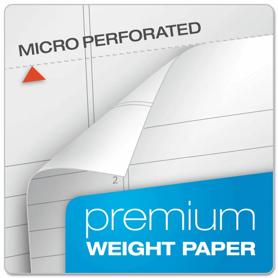 Ampad Gold Fibre Classic Wirebound Legal Pads - 70 Sheets - Wire Bound - 0.34" Ruled - 20 lb Basis Weight - 20811