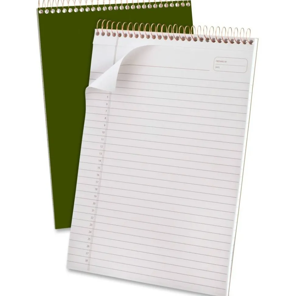 Ampad Gold Fibre Classic Wirebound Legal Pads - 70 Sheets - Wire Bound - 0.34" Ruled - 20 lb Basis Weight - 20811
