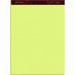 Ampad Mediumweight Quadrille Pad, 8 1/2