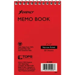 Ampad Topbound Memo Notebooks
