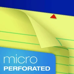 Ampad Writing Pad - 50 Sheets - Stapled - 0.34" Ruled - 15 lb Basis Weight - Legal - 8 1/2"x14" Sheet Size - 20230