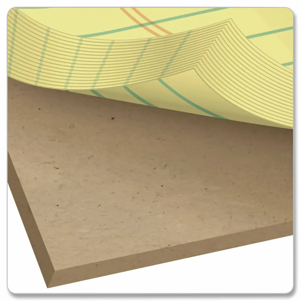 Ampad Writing Pad - 50 Sheets - Stapled - 0.34" Ruled - 15 lb Basis Weight - Legal - 8 1/2"x14" Sheet Size - 20230