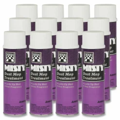 Amrep Misty Dust Mop Treatment, Pine Scent, 20 Oz Bottle, Case Of 12