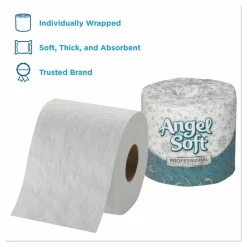 Angel Soft Professional Series by GP PRO Premium 2-Ply Toilet Paper, 450 Sheets Per Roll, Pack Of 20 Rolls