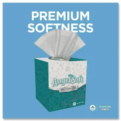 Angel Soft Professional Series 2-Ply Facial Tissue, Cube Box, White, 10% Recycled Fiber, 36 Boxes Per Case, 96 Sheets Per Box