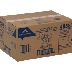 Angel Soft Professional Series 2-Ply Facial Tissue, Box Of 100 Sheets