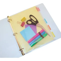 Anglers Zip-All Ring Binder Pocket, 8" x 10 1/2", Clear