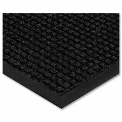 Apache Mills Absorba Select Entry Mat, Rectangular, Pepper/Black Crush-Resistant Needle-Punched Surface, 36
