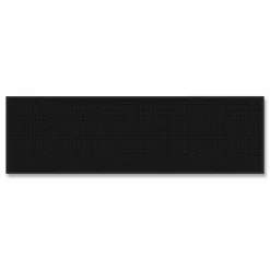 Apache Mills Absorba Select Entry Mat, Rectangular, Pepper/Black Crush-Resistant Needle-Punched Surface, 36