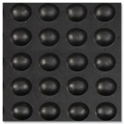 Apache Mills Bubble Flex Anti-Fatigue Mat, Rectangular, Black Crush-Resistant Non-Slip Surface, 24