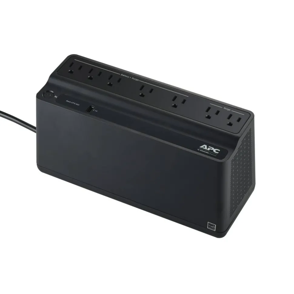 APC Back-UPS BVN650M1 Battery Backup, Black