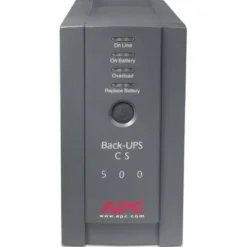 APC Back-UPS, 500VA, Tower, 120V, 6 NEMA 5-15R Outlets , User Replaceable Battery