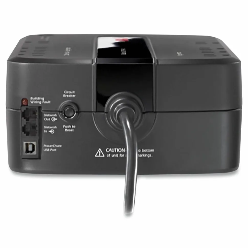 APC Back-UPS 650VA, 120V, 8 NEMA outlets (4 surge)