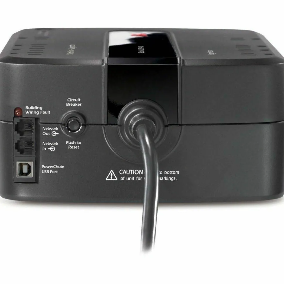 APC Back-UPS 650VA, 120V, 8 NEMA outlets (4 surge)