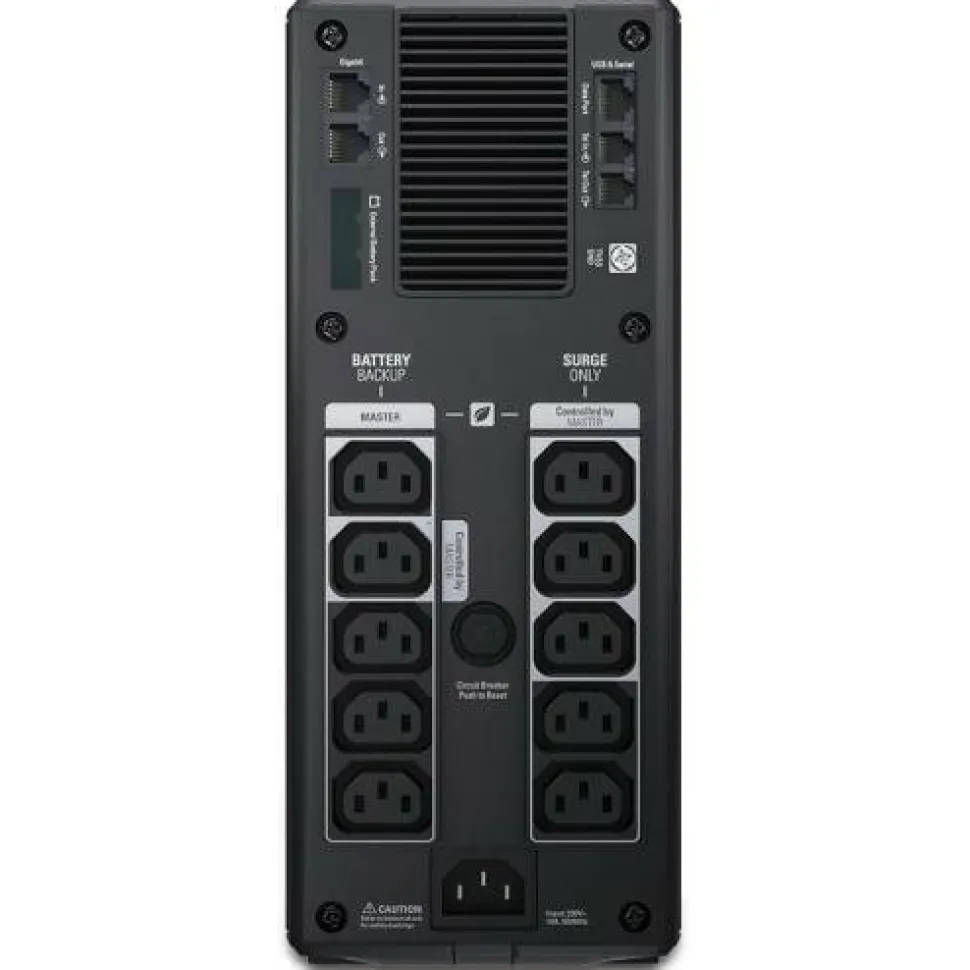 APC by Schneider Electric Back-UPS RS BR1500GI 1500VA Tower UPS