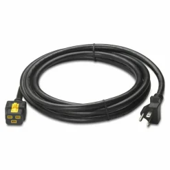 APC NetShelter Power Cord, Locking, IEC C19 to NEMA 5-20P, 3.0m