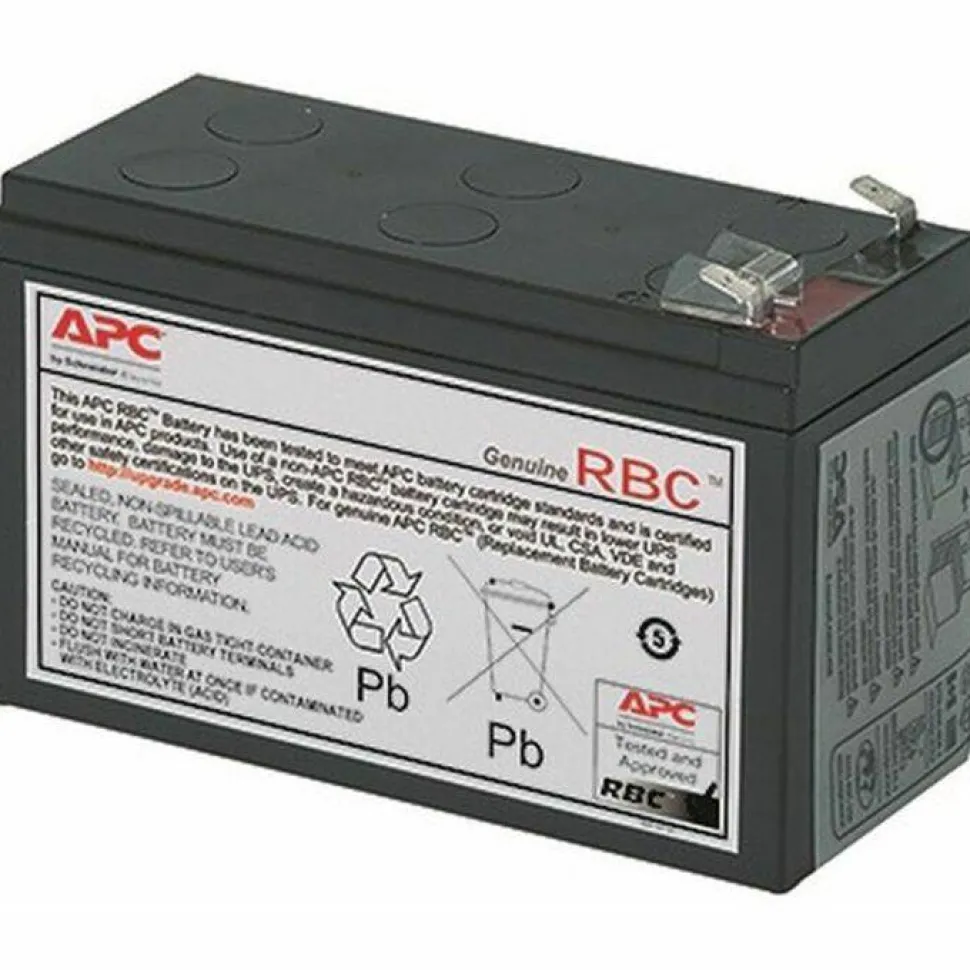 APC Replacement Battery Cartridge for Back-UPS, 12V 6.5Ah lead-acid battery, 2-year repair or replace warranty