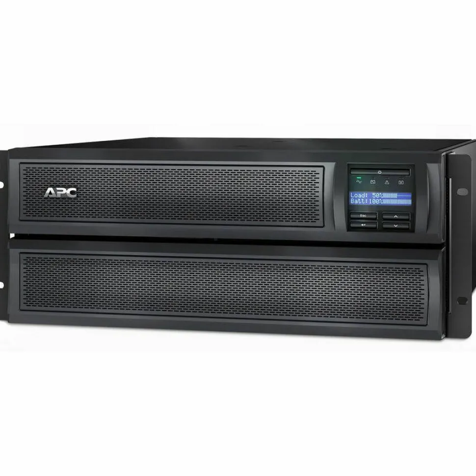 APC Smart-UPS X, Line Interactive, 3kVA, Rack/tower convertible 4U, 208V, 2x NEMA L6-20R+4x IEC C13+2x IEC C19, SmartSlot,Extended runtime,Short depth