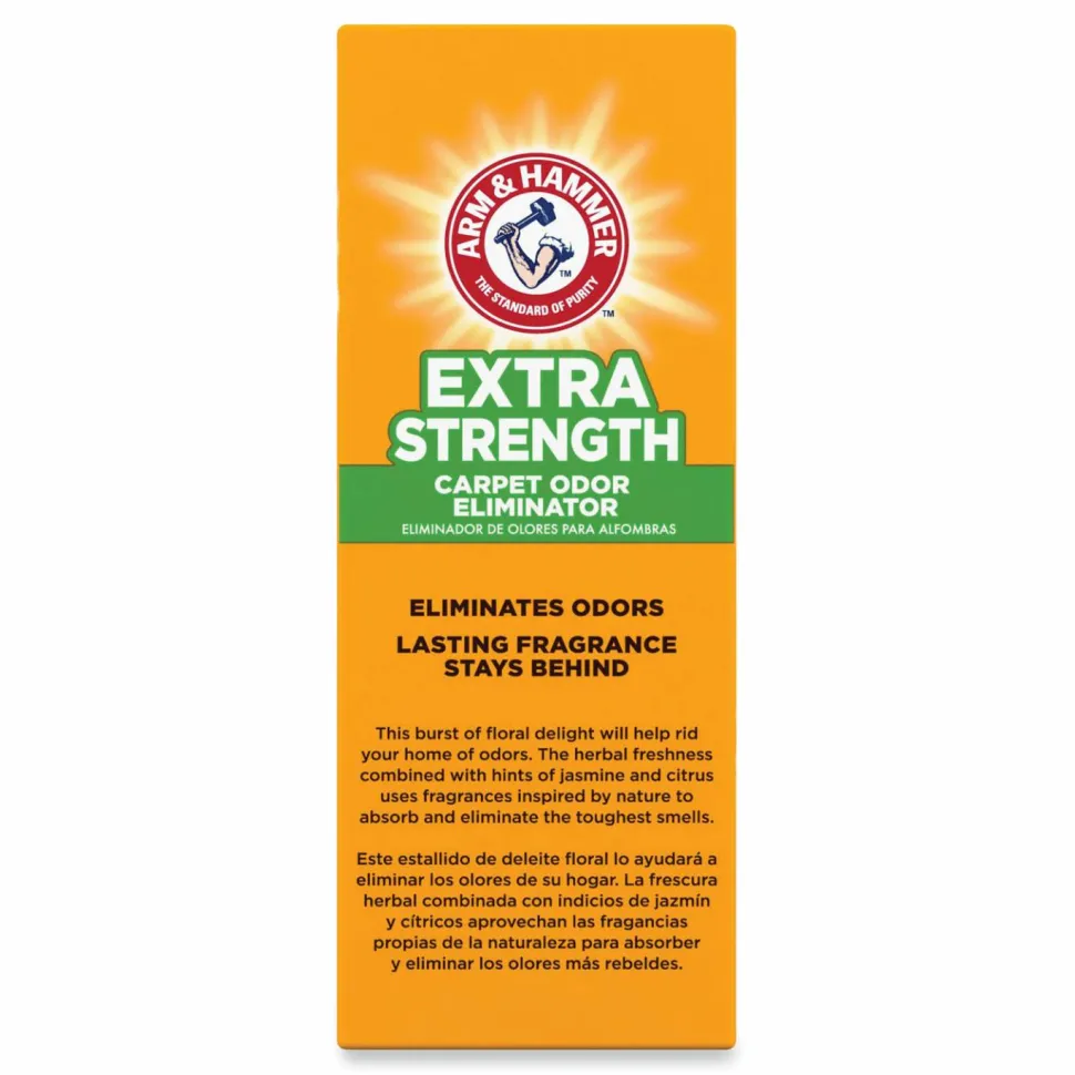 Arm & Hammer Extra-Strength Carpet Odor Eliminator, Original Scent, 30 Oz Box, Case Of 6