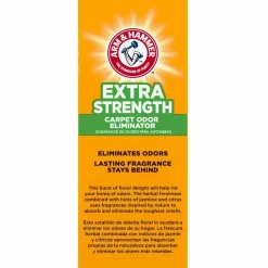 Arm & Hammer Extra-Strength Carpet Odor Eliminator, Original Scent, 30 Oz Box, Case Of 6